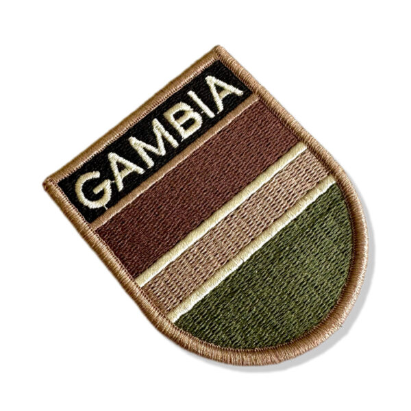 BP0196E-003 Bandeira Gambia Patch Bordado 6,8x8,0cm - Imagem 7