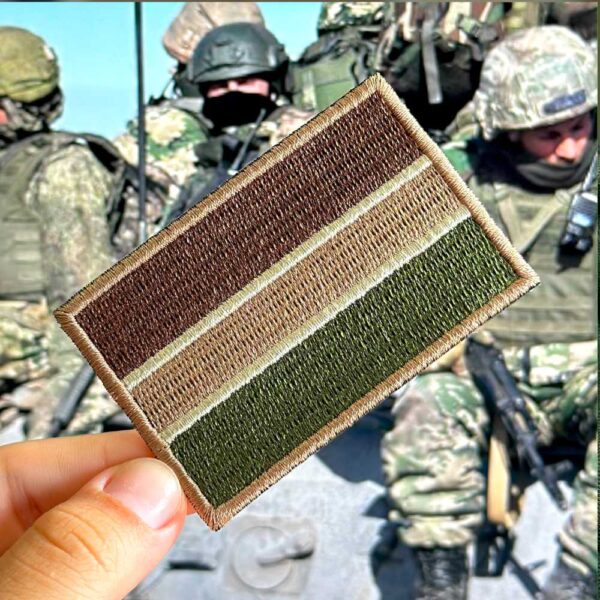 BP0196-003 Bandeira Gambia Patch Bordado 7,5x5,0cm - Imagem 3