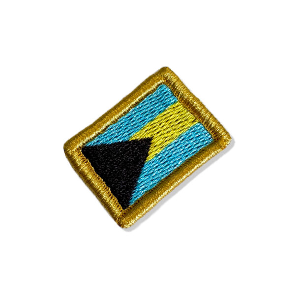 BP0208-031 Bandeira Bahamas Patch Bordado 3,8x2,5cm - Imagem 7
