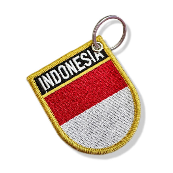 BP0419E-011 Bandeira Indonesia Patch Bordado 5,7x6,8cm - Imagem 7