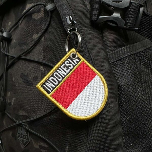 BP0419E-011 Bandeira Indonesia Patch Bordado 5,7x6,8cm - Imagem 4