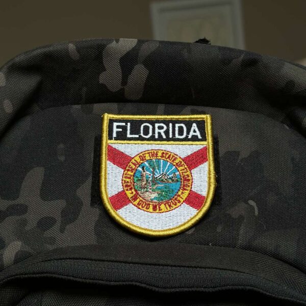 BE0007E-001 Bandeira Florida Patch Bordado 6,8x8,0cm - Imagem 4