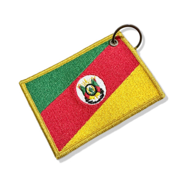 BE0019-021 Bandeira Rio Grande do Sul Patch Bordado 10,2x6,8cm - Imagem 4