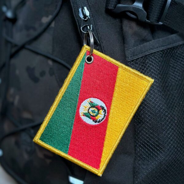 BE0019-021 Bandeira Rio Grande do Sul Patch Bordado 10,2x6,8cm - Imagem 5