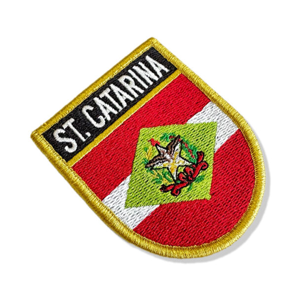 BE0168E-001 Bandeira Santa Catarina Patch Bordado 6,8x8,0cm - Imagem 7
