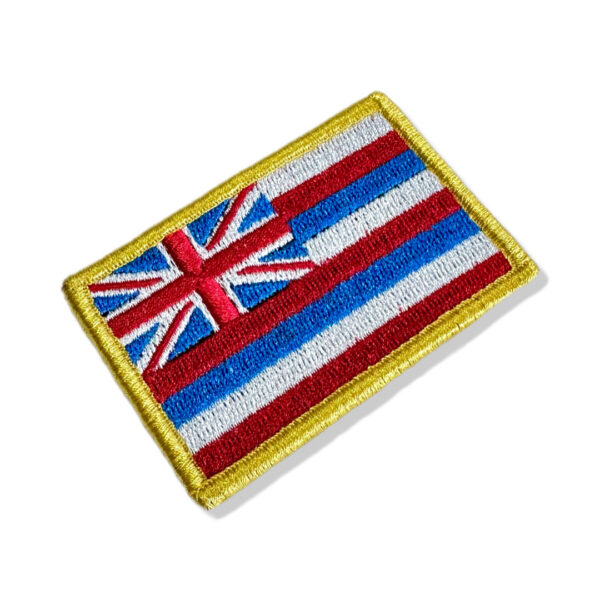 BE0423-001 Bandeira Havaí Patch Bordado 7,5x5,0cm - Imagem 7