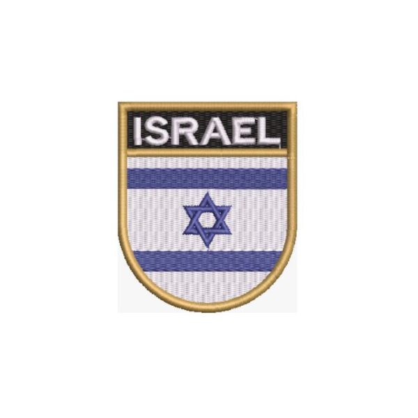 BP0009E-001 Bandeira Israel Patch Bordado 6,8x8,0cm - Imagem 6