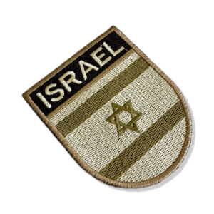 BP0009E-003 Bandeira Israel Patch Bordado 6,8×8,0cm