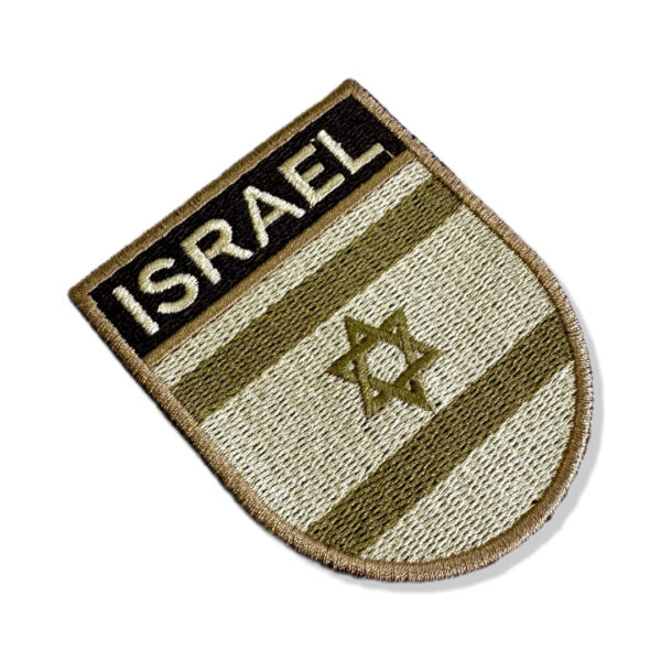 BP0009E-003 Bandeira Israel Patch Bordado 6,8x8,0cm