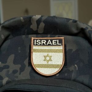 BP0009E-003 Bandeira Israel Patch Bordado 6,8×8,0cm