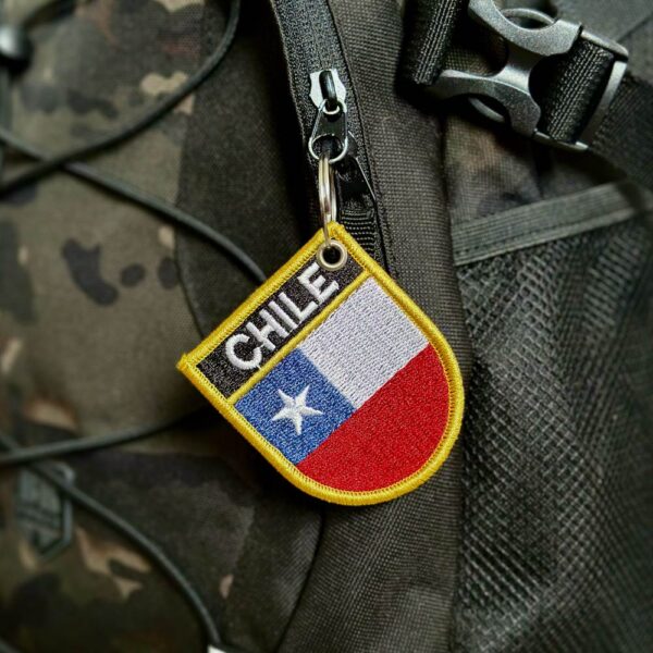 BP0045E-011 Bandeira Chile Patch Bordado 5,7x6,8cm - Imagem 4