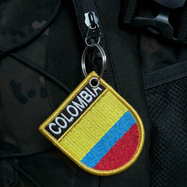 BP0049E-011 Bandeira Colombia Patch Bordado 5,7x6,8cm - Imagem 4