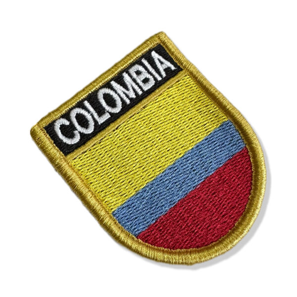 BP0049E-011 Bandeira Colombia Patch Bordado 5,7x6,8cm - Imagem 7