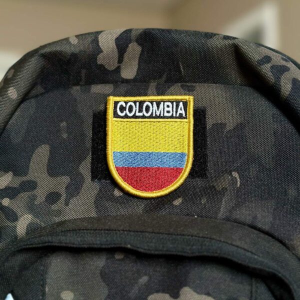 BP0049E-011 Bandeira Colombia Patch Bordado 5,7x6,8cm - Imagem 2