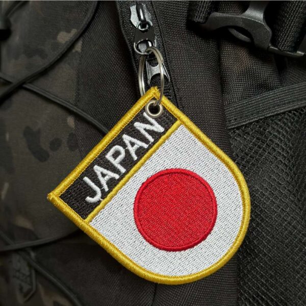 BP0058E-001 Bandeira Japão Patch Bordado 6,8x8,0cm - Imagem 4