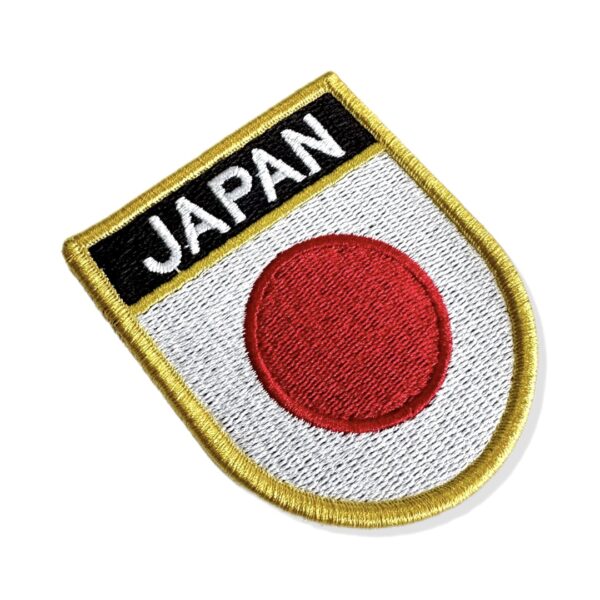 BP0058E-001 Bandeira Japão Patch Bordado 6,8x8,0cm - Imagem 7