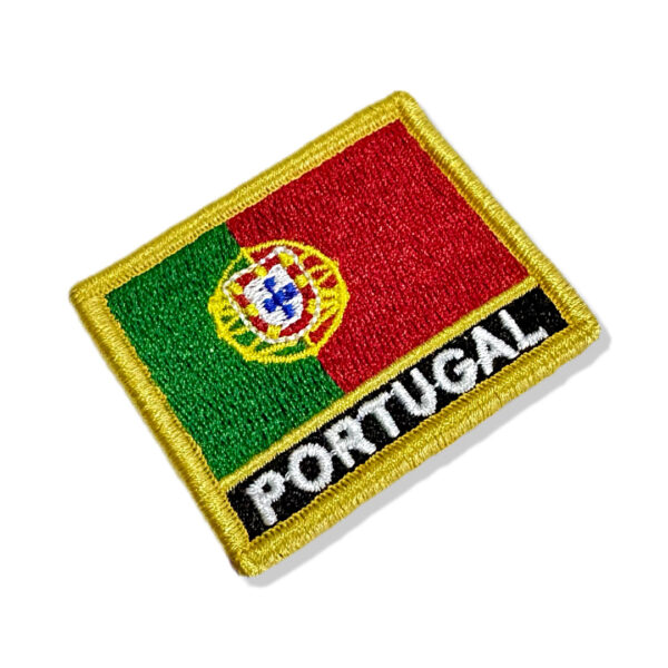 BP0071N-011 Bandeira Portugal Patch Bordado 5,7x4,8cm - Imagem 7
