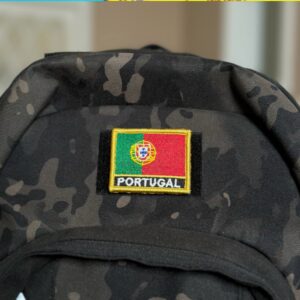 BP0071N-011 Bandeira Portugal Patch Bordado 5,7×4,8cm