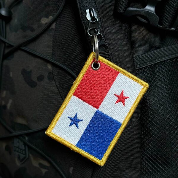 BP0102-001 Bandeira Panamá Patch Bordado 7,5x5,0cm - Imagem 4