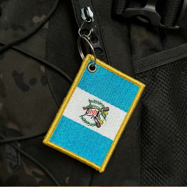 BP0107-001 Bandeira Guatemala Patch Bordado 7,5x5,0cm - Imagem 4