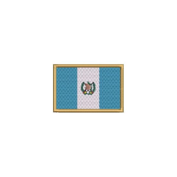 BP0107-001 Bandeira Guatemala Patch Bordado 7,5x5,0cm - Imagem 6