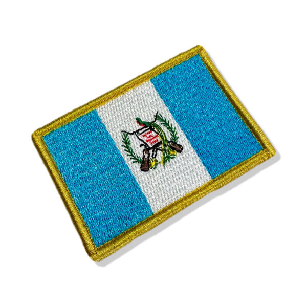 BP0107-001 Bandeira Guatemala Patch Bordado 7,5x5,0cm - Imagem 7