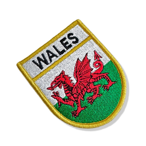BP0190E-001 Bandeira Pais de Gales Patch Bordado 6,8x8,0cm - Imagem 7