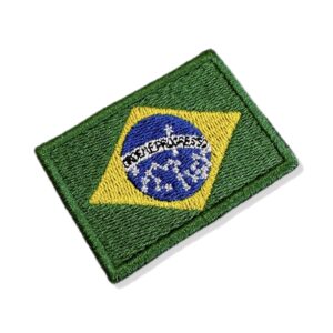 BP0403-015 Bandeira Brasil Patch Bordado 5,7×3,8cm