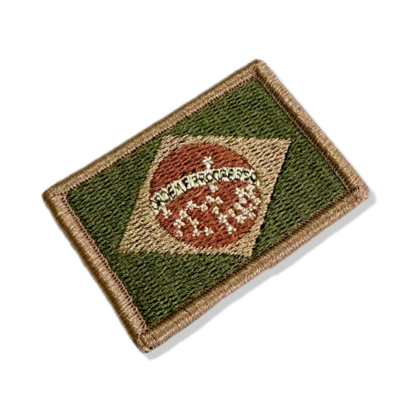 BP0403-013 Bandeira Brasil Patch Bordado 5,7x3,8cm - Imagem 3