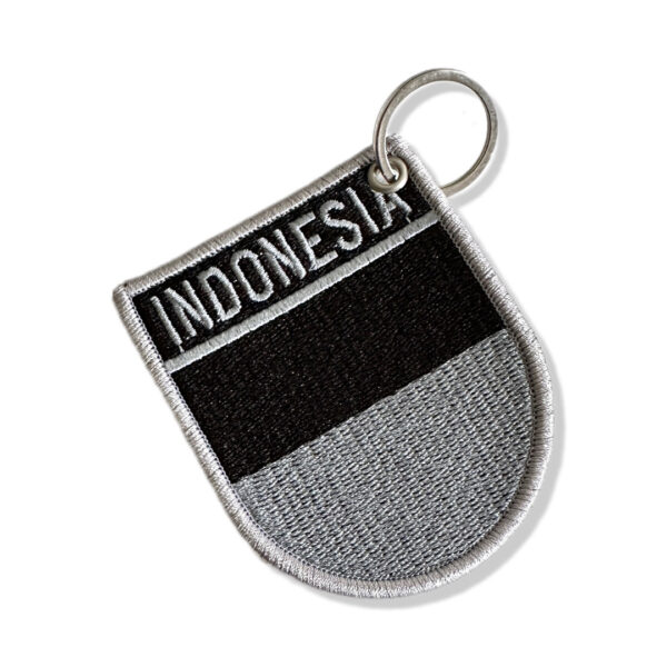 BP0419E-002 Bandeira Indonésia Patch Bordado 6,8x8,0cm - Imagem 5