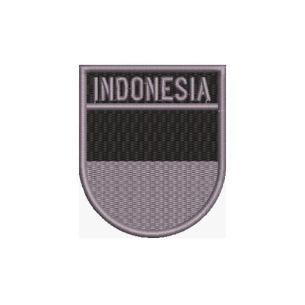 BP0419E-002 Bandeira Indonésia Patch Bordado 6,8x8,0cm - Imagem 7