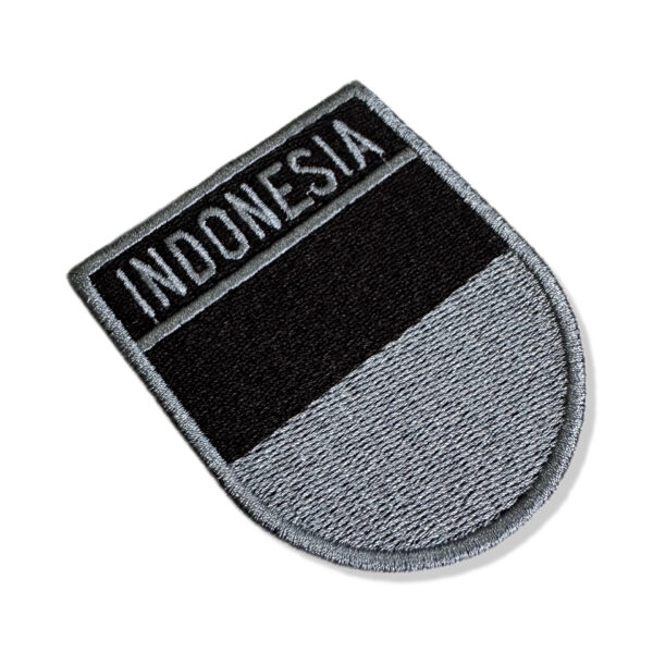 BP0419E-002 Bandeira Indonésia Patch Bordado 6,8x8,0cm