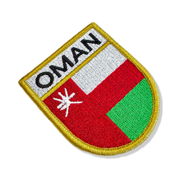 BP0219E-001 Bandeira Omã Patch Bordado 6,8x8,0cm - Imagem 7
