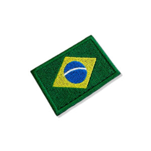 BP0403-015 Bandeira Brasil Patch Bordado 5,7×3,8cm