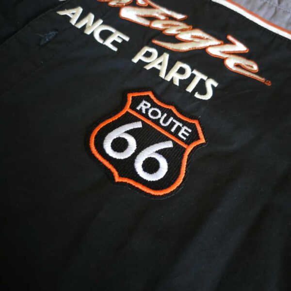 MOT222-017 Rota Route 66 Patch Bordado 6,6x6,7 cm - Imagem 4