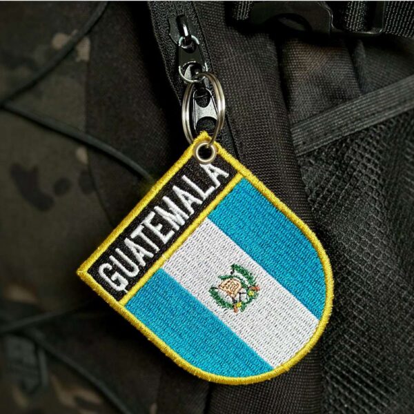 BP0107E-001 Bandeira Guatemala Patch Bordado 6,8x8,0cm - Imagem 3