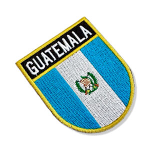 BP0107E-001 Bandeira Guatemala Patch Bordado 6,8×8,0cm