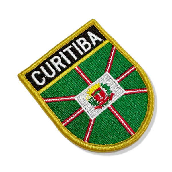 BC0001E-001 Bandeira Curitiba Patch Bordado 6,8x8,0cm - Imagem 7