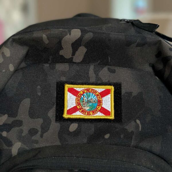 BE0007-011 Bandeira Florida Patch Bordado 5,7x3,8cm - Imagem 2