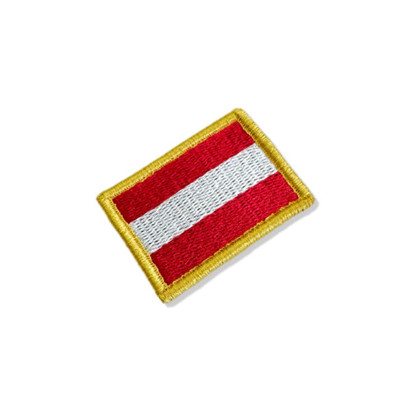 BP0003-011 Bandeira Austria Patch Bordado 3,8x2,5cm - Imagem 8