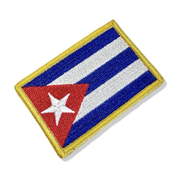 BP0010-001 Bandeira Cuba Patch Bordado 7,5x5,0cm - Imagem 7