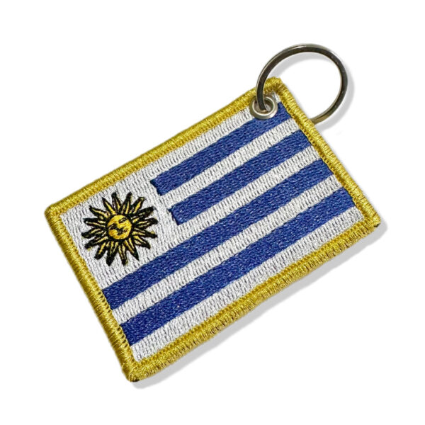 BP0023-001 Bandeira Uruguai Patch Bordado 7,5x5,0cm - Imagem 4