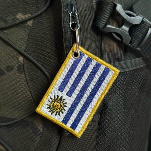 BP0023-001 Bandeira Uruguai Patch Bordado 7,5x5,0cm - Imagem 5