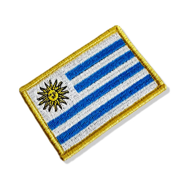 BP0023-001 Bandeira Uruguai Patch Bordado 7,5x5,0cm - Imagem 3