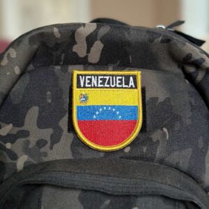 BP0046E-001 Bandeira Venezuela Patch Bordado 6,8×8,0cm