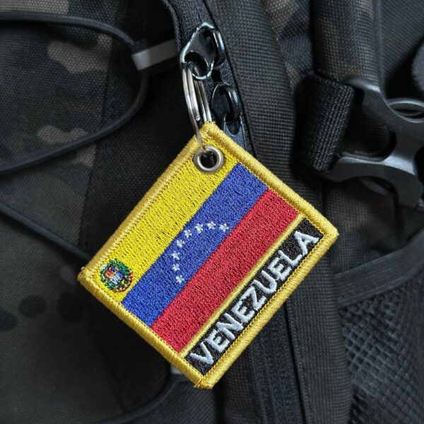 BP0046N-011 Bandeira Venezuela Patch Bordado 5,7x4,8cm - Imagem 3