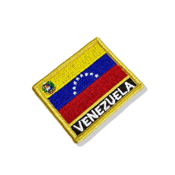 BP0046N-011 Bandeira Venezuela Patch Bordado 5,7x4,8cm - Imagem 6