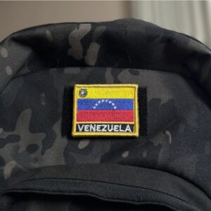 BP0046N-011 Bandeira Venezuela Patch Bordado 5,7×4,8cm