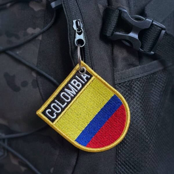 BP0049E-001 Bandeira Colombia Patch Bordado 6,8x8,0cm - Imagem 4