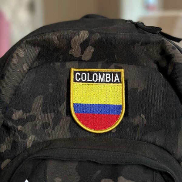BP0049E-001 Bandeira Colombia Patch Bordado 6,8x8,0cm - Imagem 2